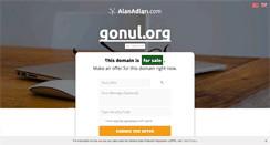 Desktop Screenshot of gonul.org