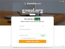 Tablet Screenshot of gonul.org